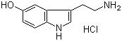 structure of CAS# 153-98-0, 5-羟基色胺盐酸盐