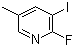 2-氟-3-碘-5-甲基吡啶分子结构 (CAS 153034-78-7)
