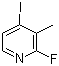 2-氟-3-甲基-4-碘吡啶分子结构 (CAS 153034-80-1)