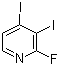 2-Fluoro-3,4-diiodopyridine molecular structure (CAS 153034-83-4)