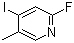 2-氟-4-碘-5-甲基吡啶分子结构 (CAS 153034-94-7)