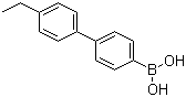 structure of CAS# 153035-62-2, 4'-Ethyl-4-biphenylboronic acid
