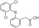 structure of CAS# 15307-86-5, 双氯芬酸