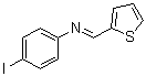 structure of CAS# 15310-76-6, 4-Iodo-N-(2-thienylmethylene)benzenamine