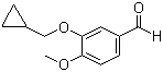 structure of CAS# 153200-64-7, 3-环丙基甲氧基-4-甲氧基苯甲醛