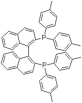 2,2'-二(二对甲苯基膦)-1,1'-联萘分子结构 (CAS 153305-67-0)