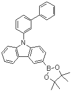 structure of CAS# 1533406-38-0, 9-[1,1'-Biphenyl]-3-yl-3-(4,4,5,5-tetramethyl-1,3,2-dioxaborolan-2-yl)-9H-carbazole