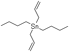 二烯丙基二丁基锡分子结构 (CAS 15336-98-8)
