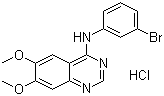 structure of CAS# 153436-54-5, PD 153035 hydrochloride