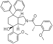 CAS # 153438-49-4, Dapitant, RPR 100893, (3aS,4S,7aS)-Octahydro-4-(2-methoxyphenyl)-2-[(2S)-2-(2-methoxyphenyl)-1-oxopropyl]-7,7-diphenyl-1H-isoindol-4-ol