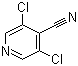 3,5-二氯-4-氰基吡啶分子结构 (CAS 153463-65-1)