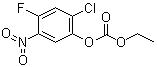 2-氯-4-氟-5-硝基苯基碳酸乙酯分子结构 (CAS 153471-75-1)