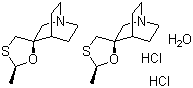 structure of CAS# 153504-70-2, Cevimeline hydrochloride hemihydrate