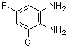 3-氯-5-氟-1,2-苯二胺分子结构 (CAS 153505-33-0)