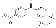 4-[(5,6,7,8-四氢-3,5,5,8,8-五甲基-2-萘基)羰基]苯甲酸甲酯分子结构 (CAS 153559-45-6)