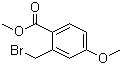 2-溴甲基-4-甲氧基苯甲酸甲酯分子结构 (CAS 15365-25-0)
