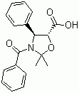 (4S,5R)-3-苯甲酰基-2,2-二甲基-4-苯基氧氮杂环戊烷-5-甲酸分子结构 (CAS 153652-70-1)