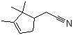 2-(2,2,3-三甲基-1-环戊-3-烯基)乙腈分子结构 (CAS 15373-31-6)