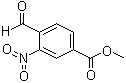 structure of CAS# 153813-69-5, 4-甲酰基-3-硝基苯甲酸甲酯
