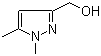 1,5-二甲基-1H-吡唑-3-甲醇分子结构 (CAS 153912-60-8)
