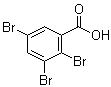2,3,5-三溴苯甲酸分子结构 (CAS 15396-38-0)
