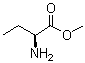 (S)-2-氨基丁酸甲酯分子结构 (CAS 15399-22-1)