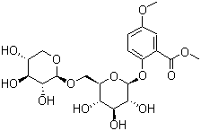structure of CAS# 154-61-0, 报春花根苷