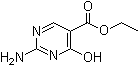 2-氨基-4-羟基嘧啶-5-羧酸乙酯分子结构 (CAS 15400-53-0)