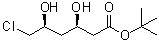 structure of CAS# 154026-93-4, (3R,5S)-6-氯-3,5-二羟基己酸叔丁酯