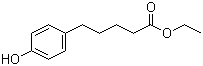 5-(4-羟基苯基)戊酸乙酯分子结构 (CAS 154044-13-0)