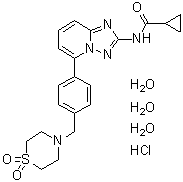 Filgotinib hydrochloride分子结构 (CAS 1540859-07-1)