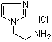 1H-咪唑-1-乙胺单盐酸盐分子结构 (CAS 154094-97-0)