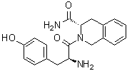 CAS 登录号：154121-70-7, (3S)-2-[(2S)-2-氨基-3-(4-羟基苯基)-1-氧代丙基]-1,2,3,4-四氢-3-异喹啉甲酰胺