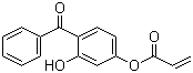 2-羟基-4-丙烯酰氧基二苯甲酮分子结构 (CAS 15419-94-0)