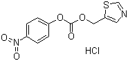 structure of CAS# 154212-59-6, ((5-噻唑基)甲基)-(4-硝基苯基)碳酸酯盐酸盐