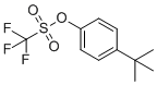 4-叔-丁基苯基三氟甲烷磺酸酯分子结构 (CAS 154318-75-9)