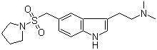 阿莫曲普坦分子结构 (CAS 154323-57-6)