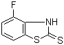 4-氟-2(3H)-苯并噻唑硫酮分子结构 (CAS 154327-24-9)