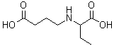 2-[(3-Carboxypropyl)amino]butanoic acid molecular structure (CAS 1543353-92-9)