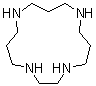 structure of CAS# 15439-16-4, 1,4,8,12-Tetraazacyclopentadecane