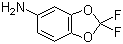 structure of CAS# 1544-85-0, 2,2-Difluoro-5-aminobenzodioxole