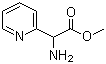 2-氨基-2-(吡啶-2-基)乙酸甲酯分子结构 (CAS 154410-83-0)