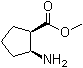 (1R,2S)-2-氨基环戊烷羧酸甲酯分子结构 (CAS 154460-33-0)