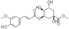 5-O-阿魏酰基奎尼酸甲酯分子结构 (CAS 154461-64-0)