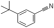 间叔丁基苯腈分子结构 (CAS 154532-34-0)