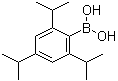 (2,4,6-三异丙基苯基)硼酸分子结构 (CAS 154549-38-9)