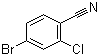 structure of CAS# 154607-01-9, 4-溴-2-氯苯甲腈