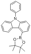 9-Phenyl-4-(4,4,5,5-tetramethyl-1,3,2-dioxaborolan-2-yl)-9H-carbazole molecular structure (CAS 1547492-13-6)