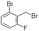 2-溴-6-氟溴苄分子结构 (CAS 1548-81-8)