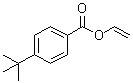4-叔丁基苯甲酸乙烯酯分子结构 (CAS 15484-80-7)